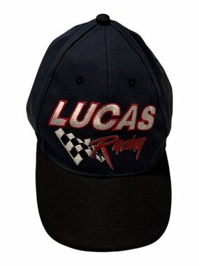 Lucas racing oil nascar Baseball Cap 90s y2k hat embroidered Motorsport blue red